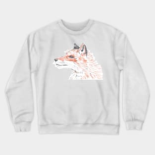 Orange Fox Crewneck Sweatshirt